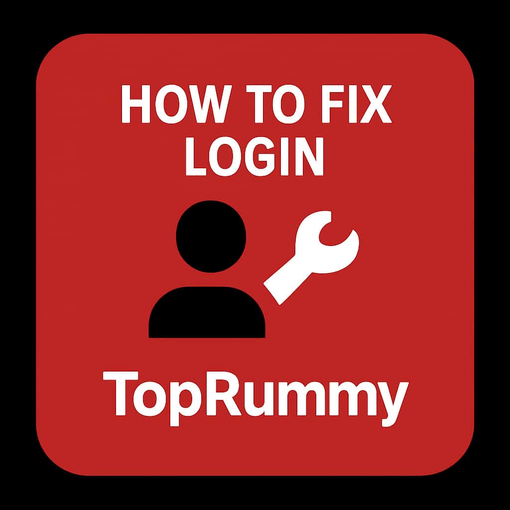 Icon representing the TopRummy login assistance guide.