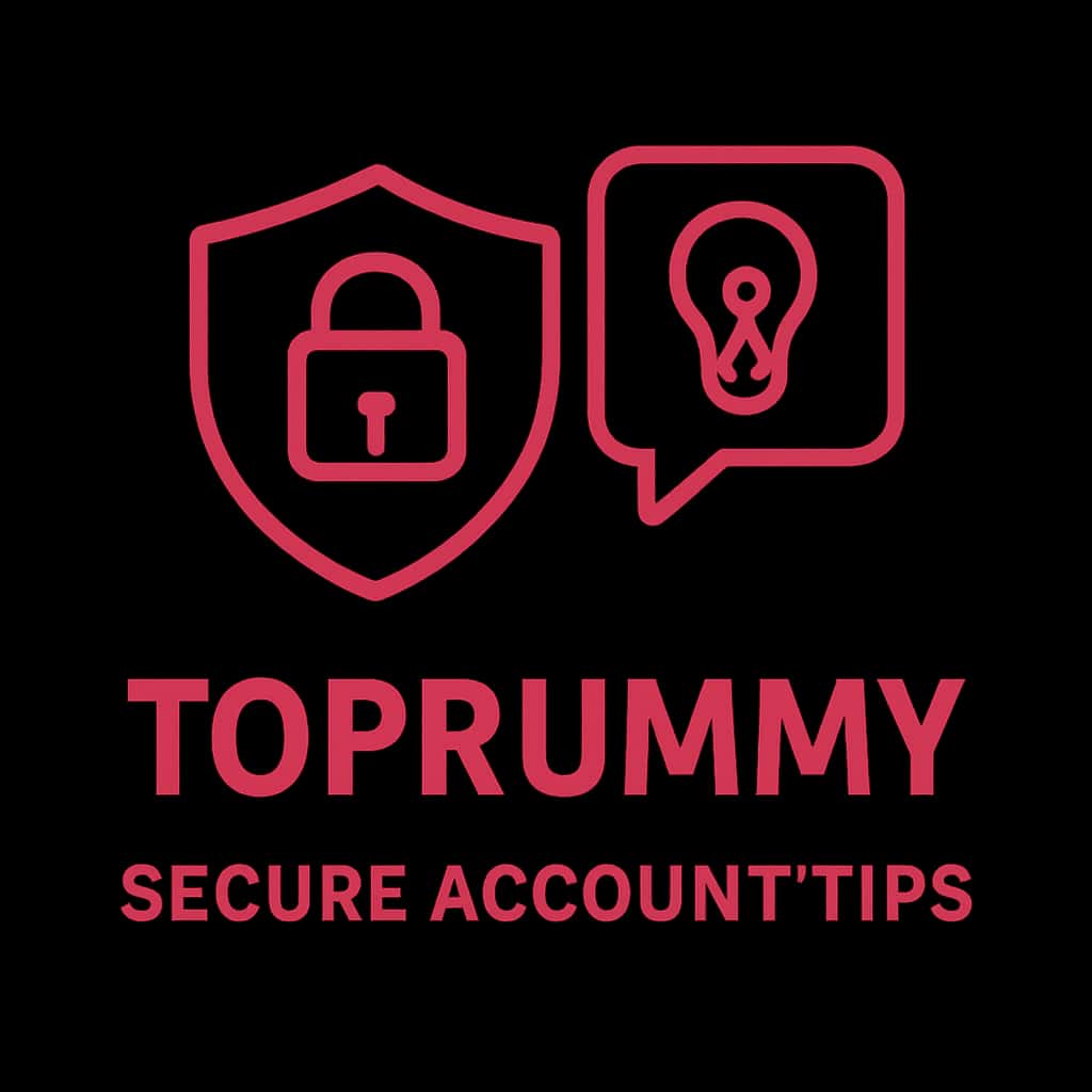 An icon indicating guidance for securing a TopRummy account.