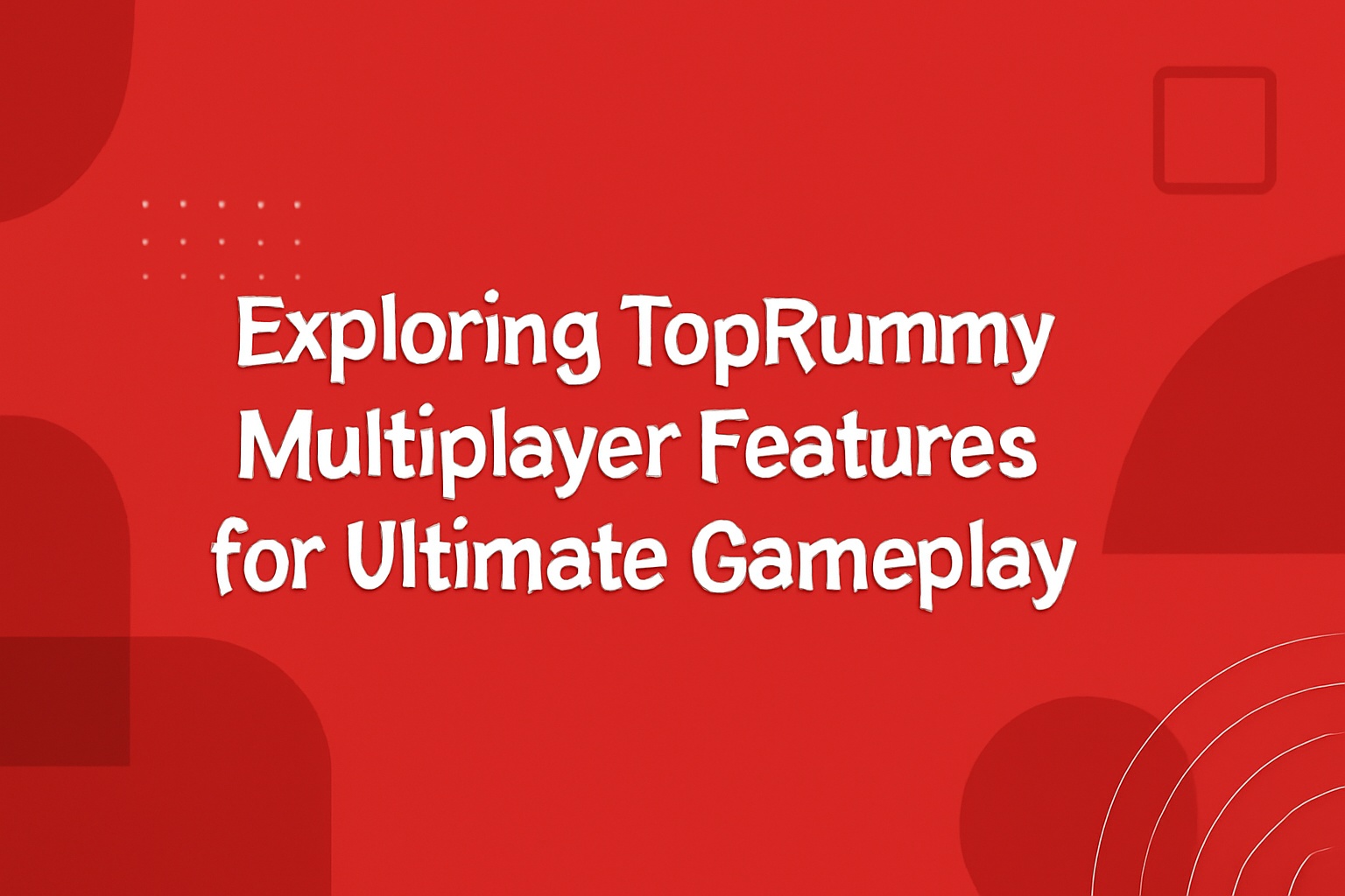 An informational scene featuring settings for TopRummy displayed in a high-tech design.