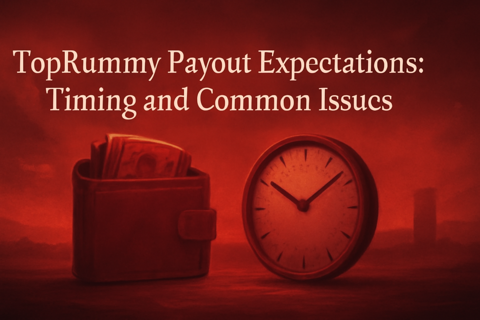 Informational scene illustrating the usage of the TopRummy app.