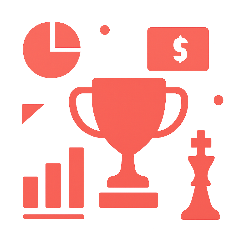 A badge illustrating device requirements for TopRummy.